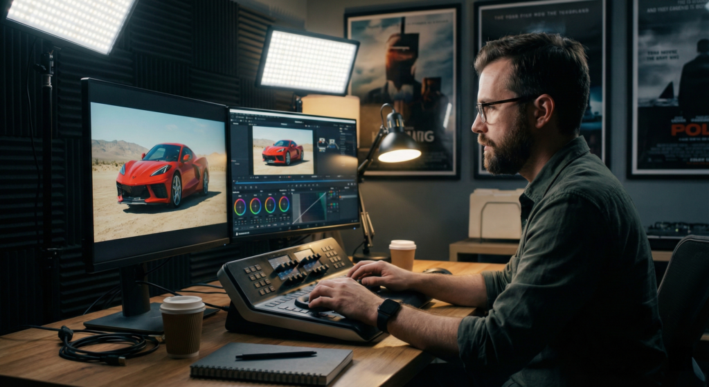 High quality commercial video edit