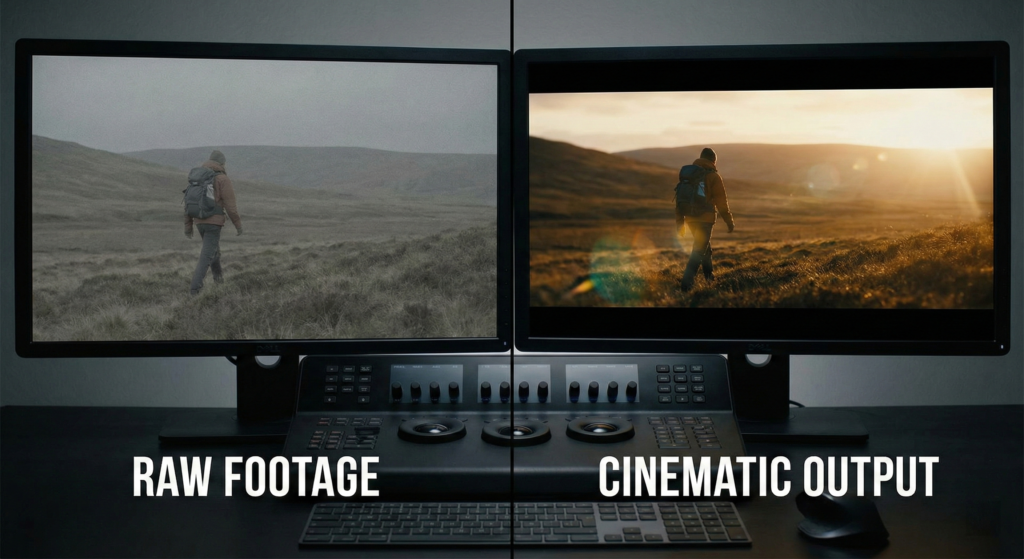 High quality commercial video edit